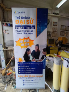 THIẾT KẾ – IN ẤN – THI CÔNG STANDEE, BANNER, BẢNG VẪY CHUYÊN NGHIỆP TẠI TP.HCM