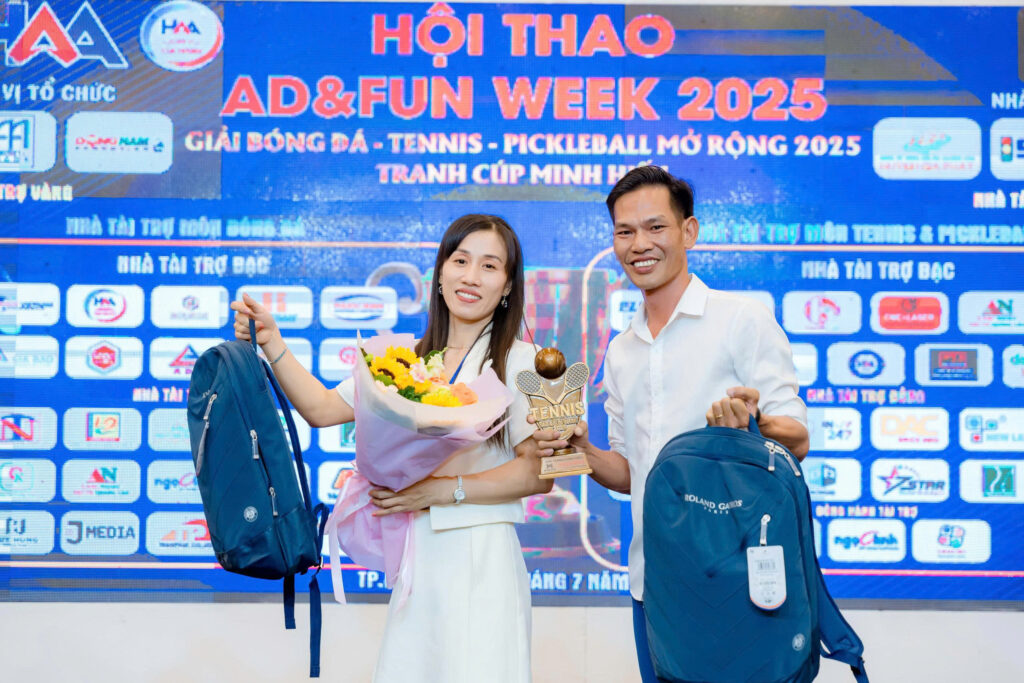 HỘI THAO AD&FUN WEEK 2025 – GIẢI BÓNG ĐÁ – TENNIS – PICKLEBALL MỞ RỘNG – CÚP MINH HIẾU