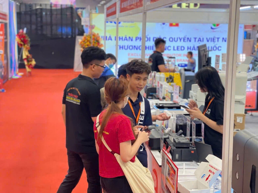 GIAN HÀNG CÔNG TY TNHH MÁY IN MỰC IN BẮC NAM TRẦN PHÁT TẠI TRIỂN LÃM ADFUN WEEK 2025 3 GIAN HÀNG CÔNG TY TNHH MÁY IN MỰC IN BẮC NAM TRẦN PHÁT