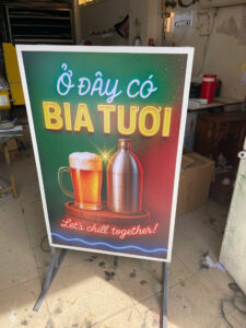 Hộp Đèn Bia Tươi