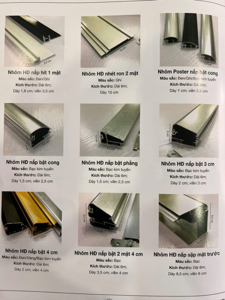 Tấm nhựa & tấm mica cao cấp, nhôm hộp đèn !!