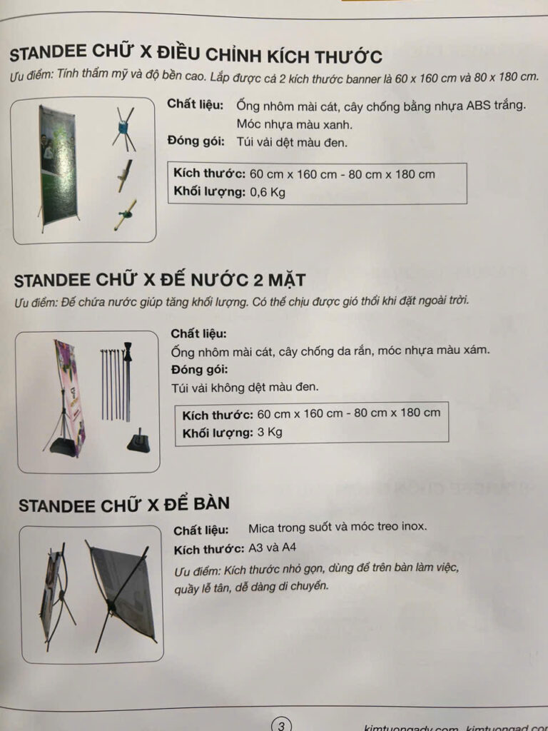 STANDEE X QUẢNG CÁO LINH ANH 