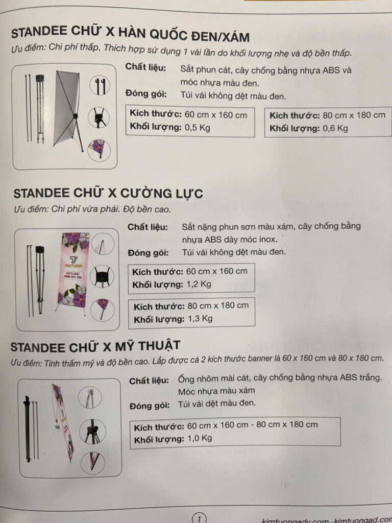 STANDEE X QUẢNG CÁO LINH ANH 