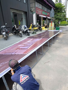Thi Công Hàng Rào Quảng Cáo