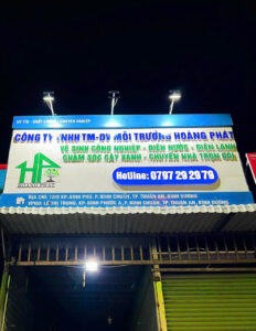 CÔNG TY TNHH TM-DV MÔI TRƯỜNG HOÀNG PHÁT 1 CÔNG TY TNHH TM-DV MÔI TRƯỜNG HOÀNG PHÁT