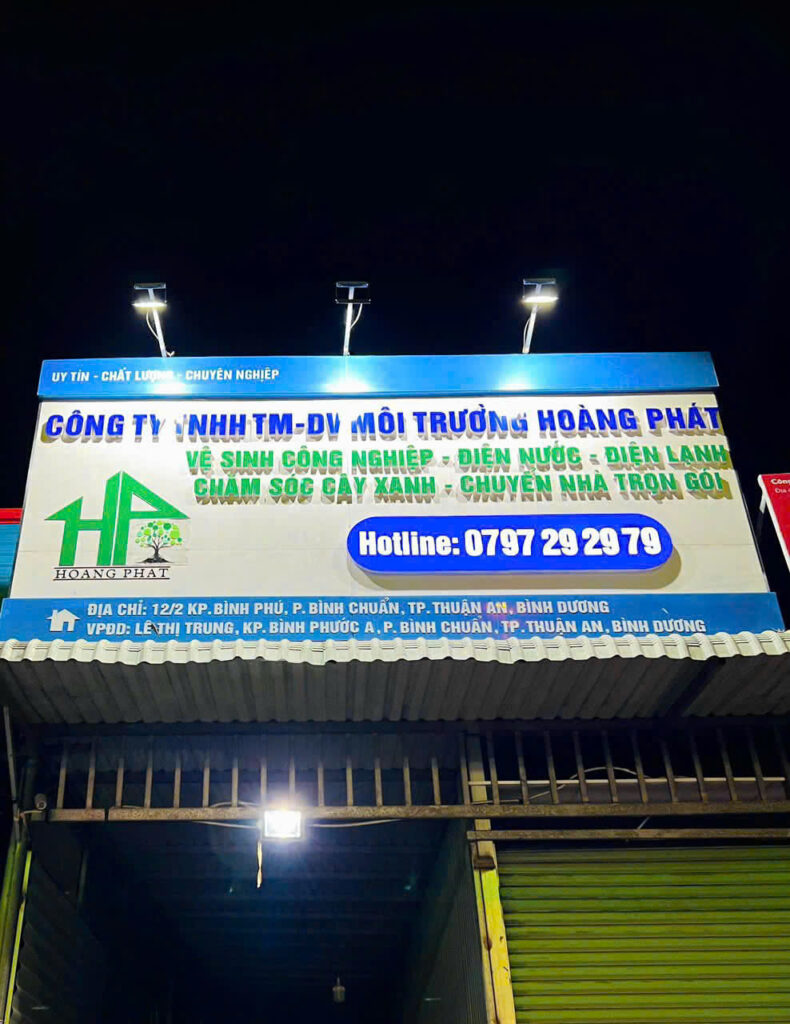 CÔNG TY TNHH TM-DV MÔI TRƯỜNG HOÀNG PHÁT 2 CÔNG TY TNHH TM-DV MÔI TRƯỜNG HOÀNG PHÁT