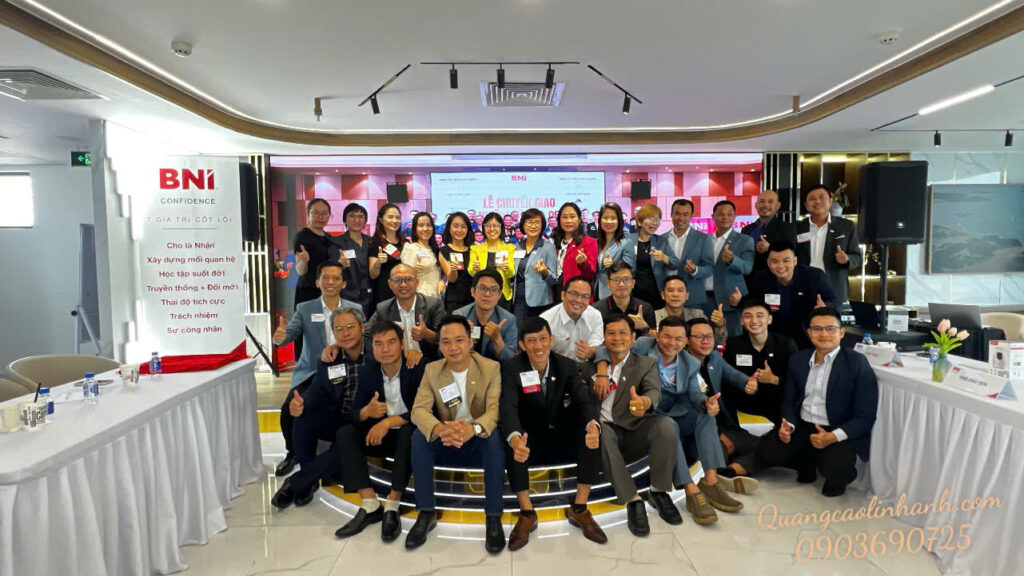 Sự kiện BNI Confidence Chapter với hơn 40 doanh nghiệp tham gia.