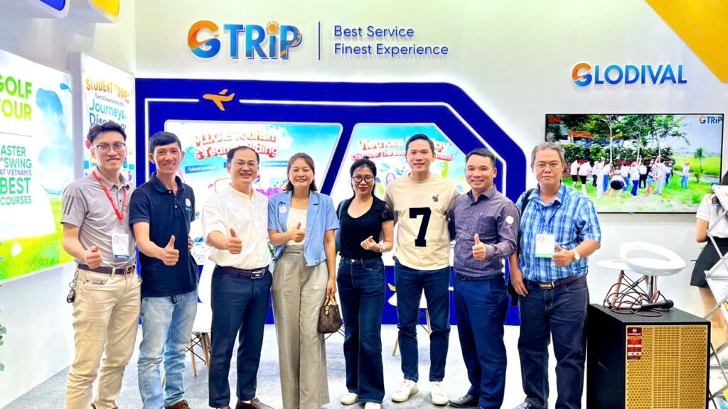 BNI Confidence Gắn Kết – Thăm Gian Hàng Glodival, Hoang quang cao linh anh tới tham gian hang
