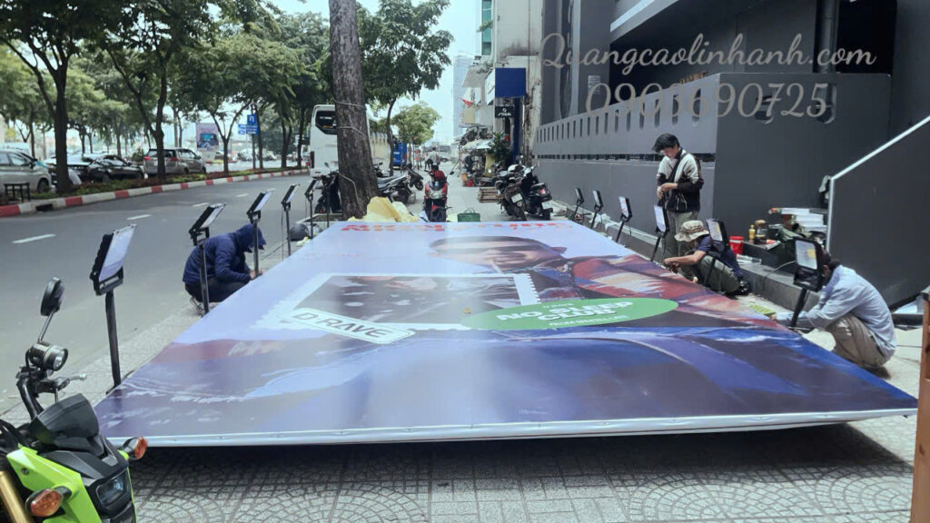 Khung Sắt Căng Bạt Khổ Lớn -Quận Bình Tân 3 Khung Sắt Căng Bạt Khổ Lớn -quận Bình Tân