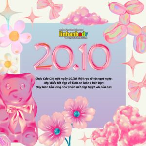 thi công QUẢNG CÁO LINH ANH CHÚC MỪNG 20/10