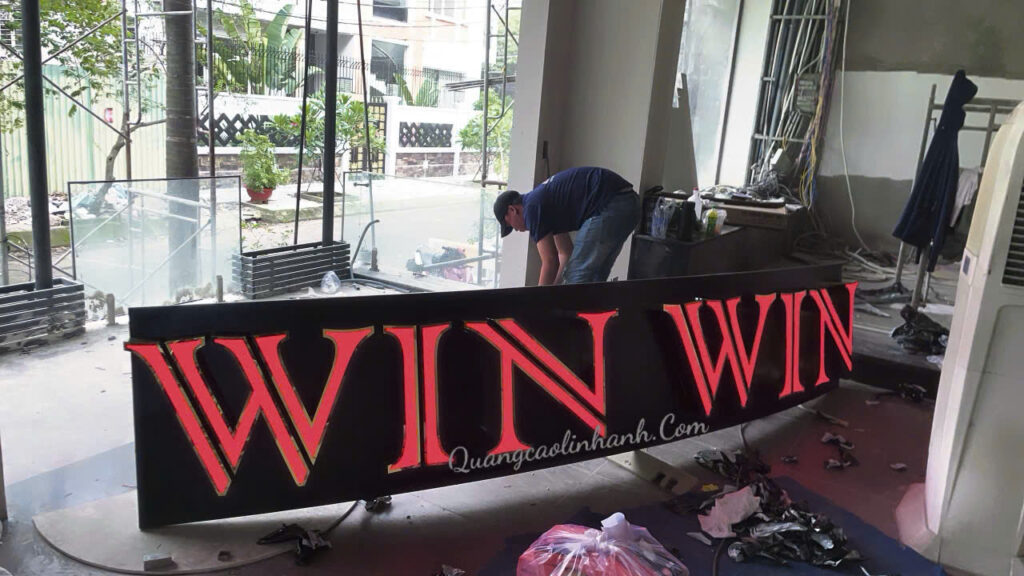 BẢNG HIỆU- NHÀ HÀNG WIN WIN 5 BẢNG HIỆU- NHÀ HÀNG WIN WIN
