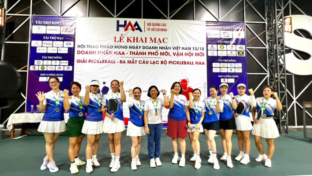 GIẢI PICKLEBALL HAA 2025- quang cao linh anh tp.hcm