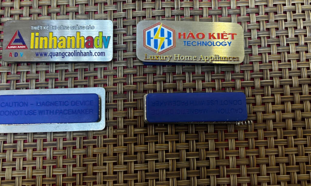 CHUYÊN SẢN XUẤT PIN CÀI ÁO NAM CHÂM- QUANG CAO LINH ANH TP.HCM