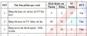 Công ty Trung Triệu Mỹ ,Tin Tưởng Đặt Hàng Tại, Quảng Cáo Linh Anh