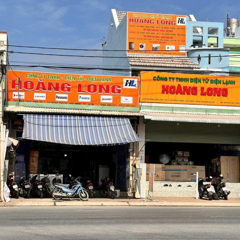 Điện Lạnh HOÀNG LONG Chuyên cung cấp máy lạnh, tủ đông , tủ mát chính hãng, giá tốt nhất tại TP.HCM.