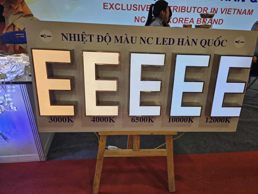 SỰ KHÁC BIỆT GIỮA LED 3000K VÀ 4000K, PHÙ HỢP CHO BẢNG HIỆU QUẢNG CÁO
