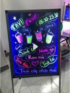 CHUYÊN CUNG CẤP BẢNG STANDEE BÚT DẠ QUANG, QUẢNG CÁO LINH ANH