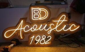 PROFESSIONAL LED SIGNAGE INSTALLATION FOR, BD ACOUSTIC 1982 TEA ROOM , DAK LAK CLIENT, LINH ANH ADVERTISING TP.HCM