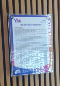 CHUYÊN GIA CÔNG BIỂN MICA. BẢNG NỘI QUY CÔNG TY CHUYÊN NGHIỆP TẠI TP.HCM, QUẢNG CÁO LINH ANH