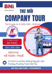 BNI CONFIDENCE COMPANY TOUR,CÔNG TY TƯ VẤN AN PHÚC (14/11/2025)