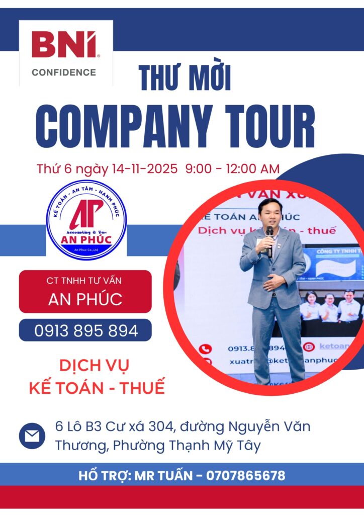 BNI CONFIDENCE COMPANY TOUR,CÔNG TY TƯ VẤN AN PHÚC (14/11/2025)
