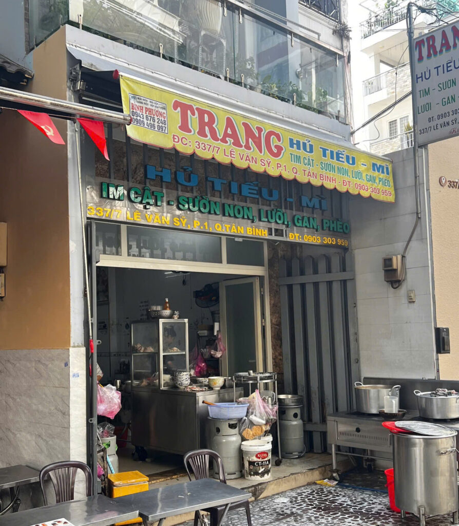 Quán Hủ Tiếu Trang Phường 1, Quận Tân Bình, TP.HCM