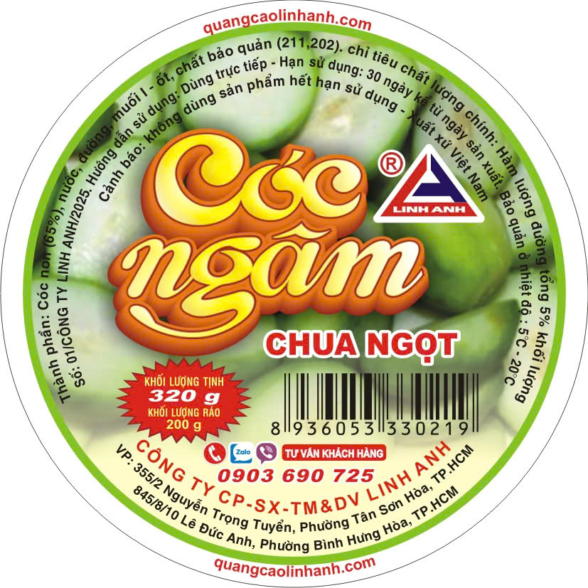 Chuyên In Tem Decal Nhựa Dán Ly, Tại TP.HCM