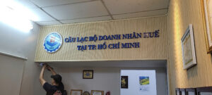 QC Linh Anh Thi Công Bảng Hiệu Văn Phòng CLB,  Doanh Nhân Huế TP.HCM