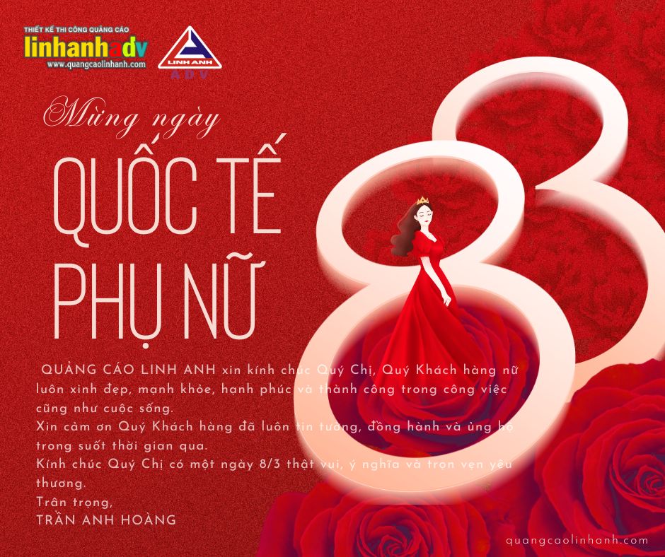 Bai dang Facebook Loi chuc Ngay Quoc te Phu nu Toi gian Do trang 1