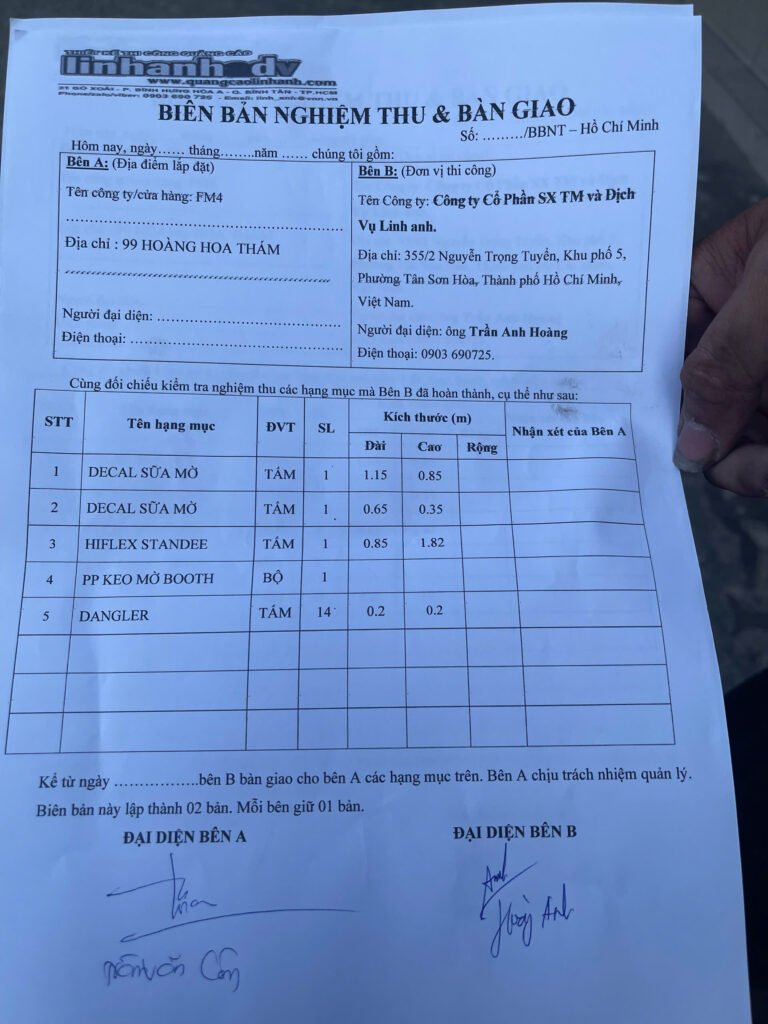 Thi Công POSM Siêu Thị – Dangler, Decal, Standee Chuyên Nghiệp Tại TP.HCM