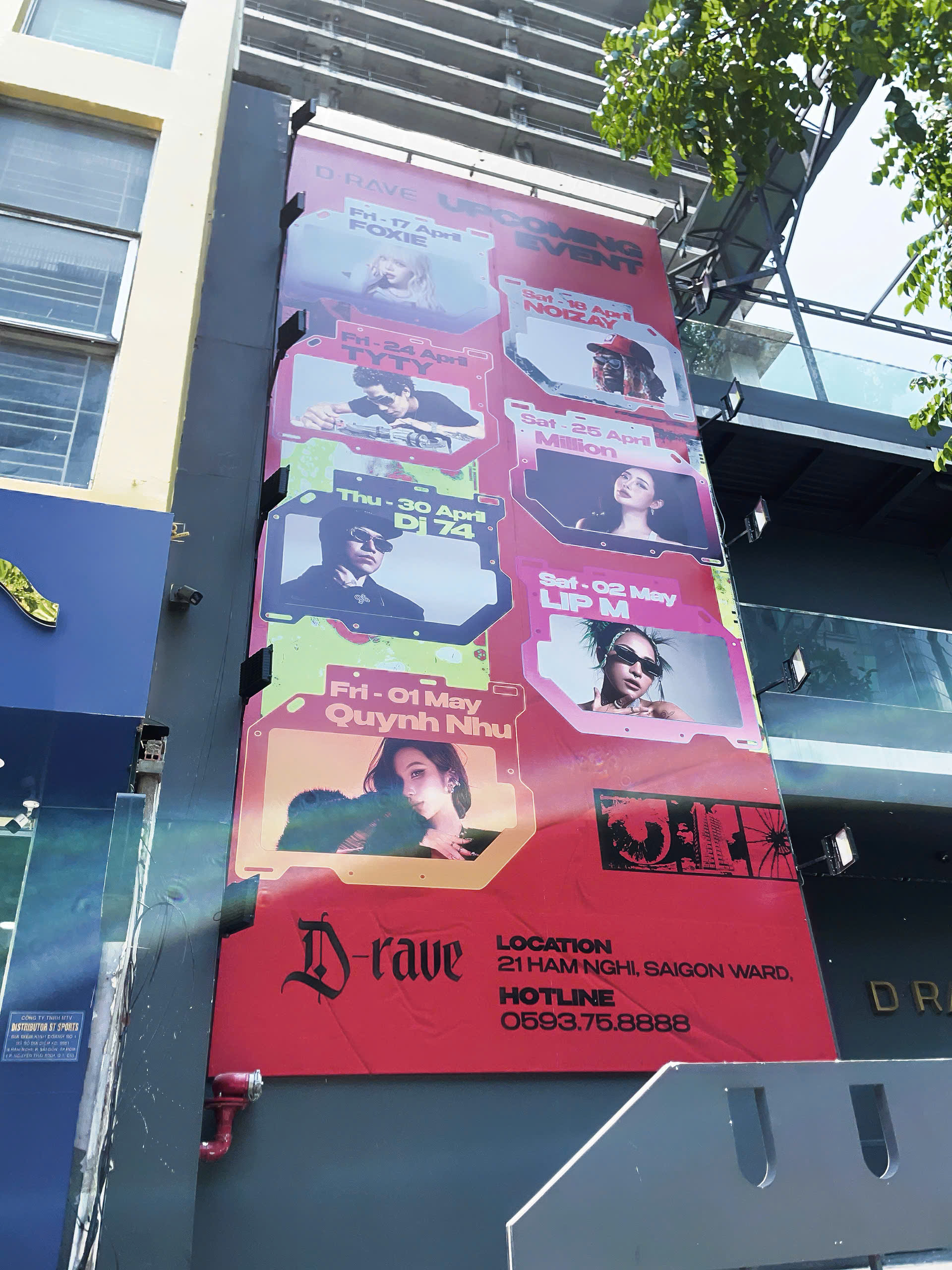 Large-Format Banner Installation in Ho Chi Minh City