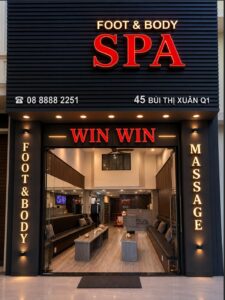 Cải Tạo Bảng Hiệu Trọn Gói Cho Chuỗi Spa, Massage Tại TP.HCM