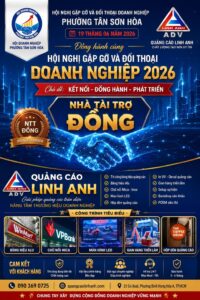 QUẢNG CÁO LINH ANH Đồng Hành Tài Trợ Hội Nghị Doanh Nghiệp Phường Tân Sơn Hòa 2026, tp.HCM