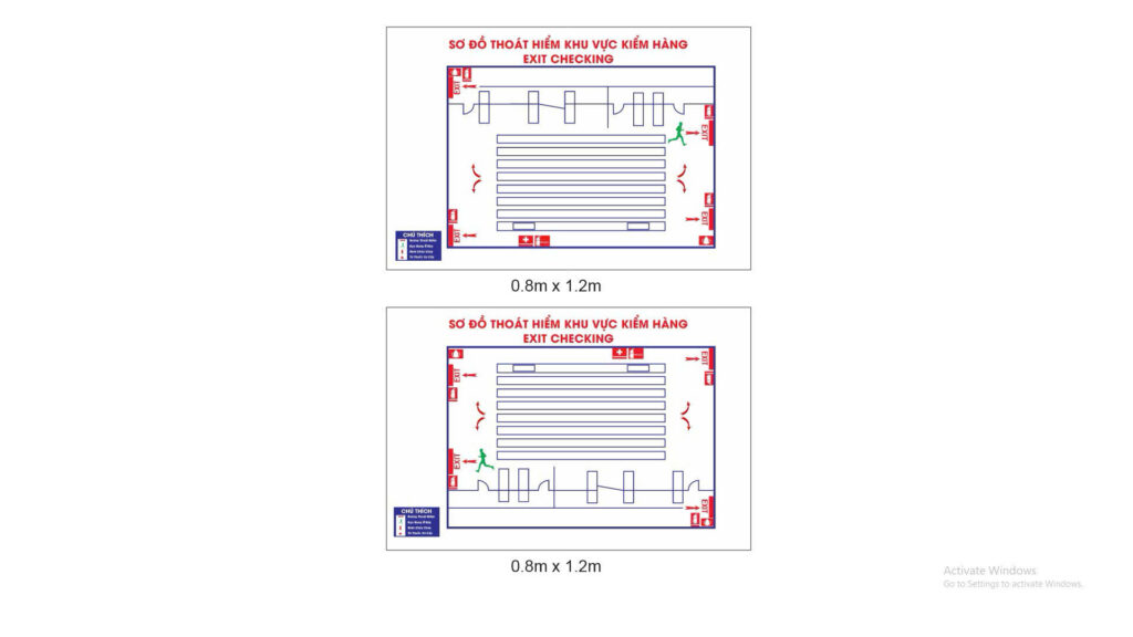 Bảng hướng dẫn 2 mặt nhà xưởng, sơ đồ thoát hiểm công ty, nhà máy, công ty, dán decal in KTS, TP.HCM 2 z8009721132650 6cbcbbc36d23043729813f07eef66b55