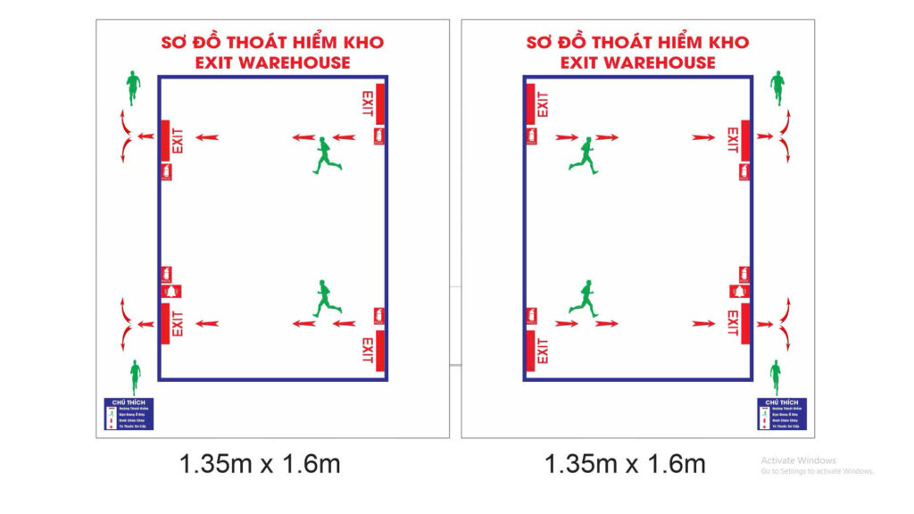 Bảng hướng dẫn 2 mặt nhà xưởng, sơ đồ thoát hiểm công ty, nhà máy, công ty, dán decal in KTS, TP.HCM 1 z8009721138026 a633a48e58cc0616b87af9c9cd2788e7