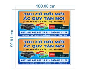 THIẾT KẾ VÀ IN DECAL, QUẢNG CÁO THU CŨ ĐỔI MỚI ẮC QUY TẠI TP.HCM